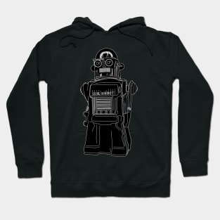 The Dark Bald Robot Hoodie